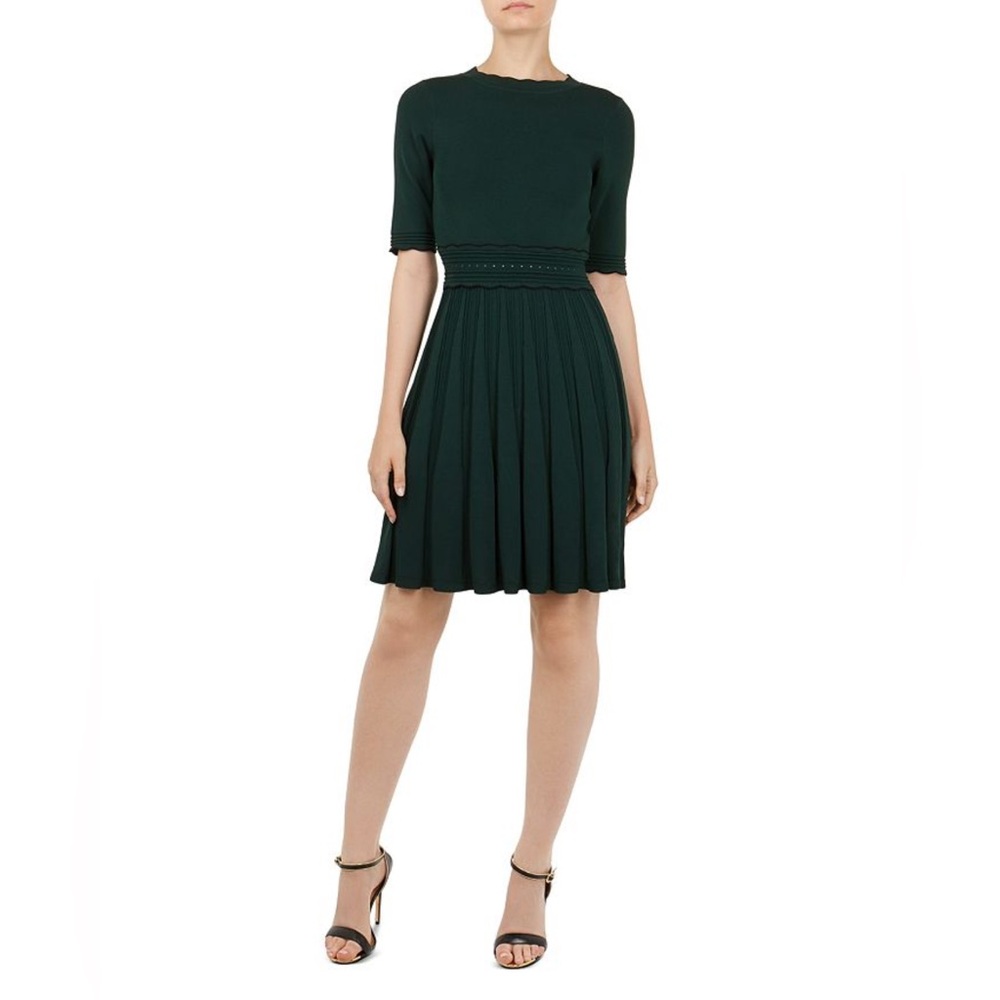 Ted Baker Dorlean Knit Dress, navy, size 5, like new